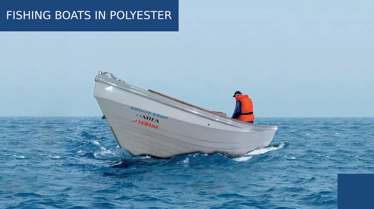 Fishing boats in polyester MIFA EQUIPEMENT
